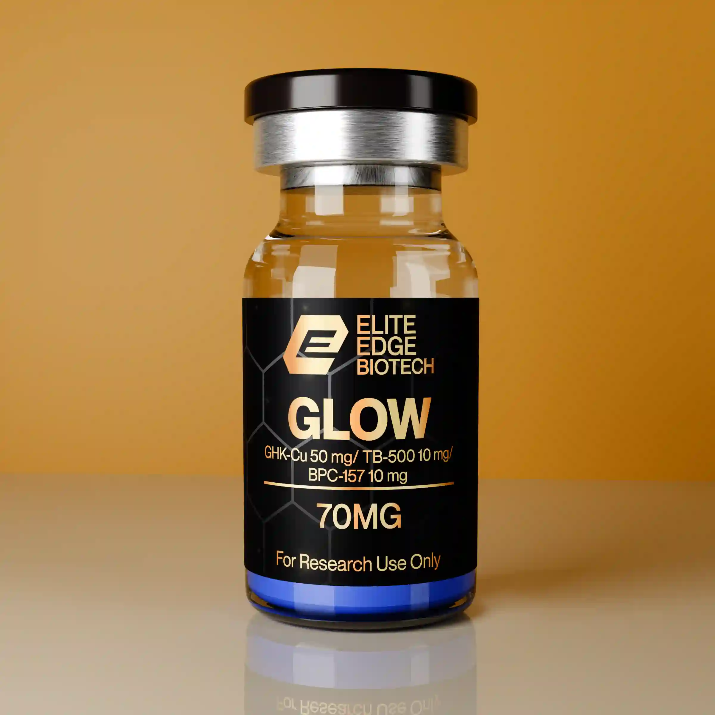 Elite Edge Biotech Glow Blend 70mg research vial