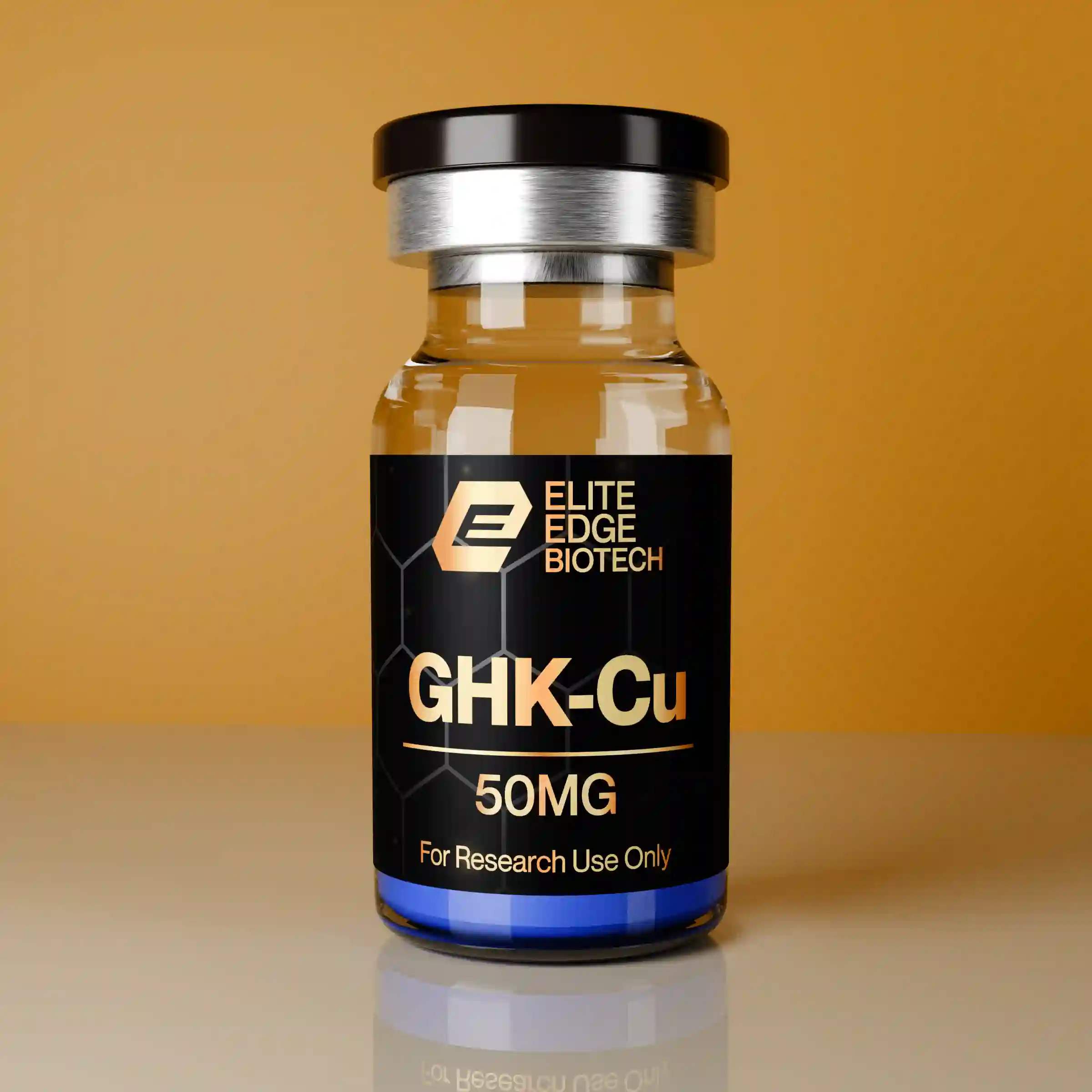 Elite Edge Biotech GHK-Cu 50mg research vial