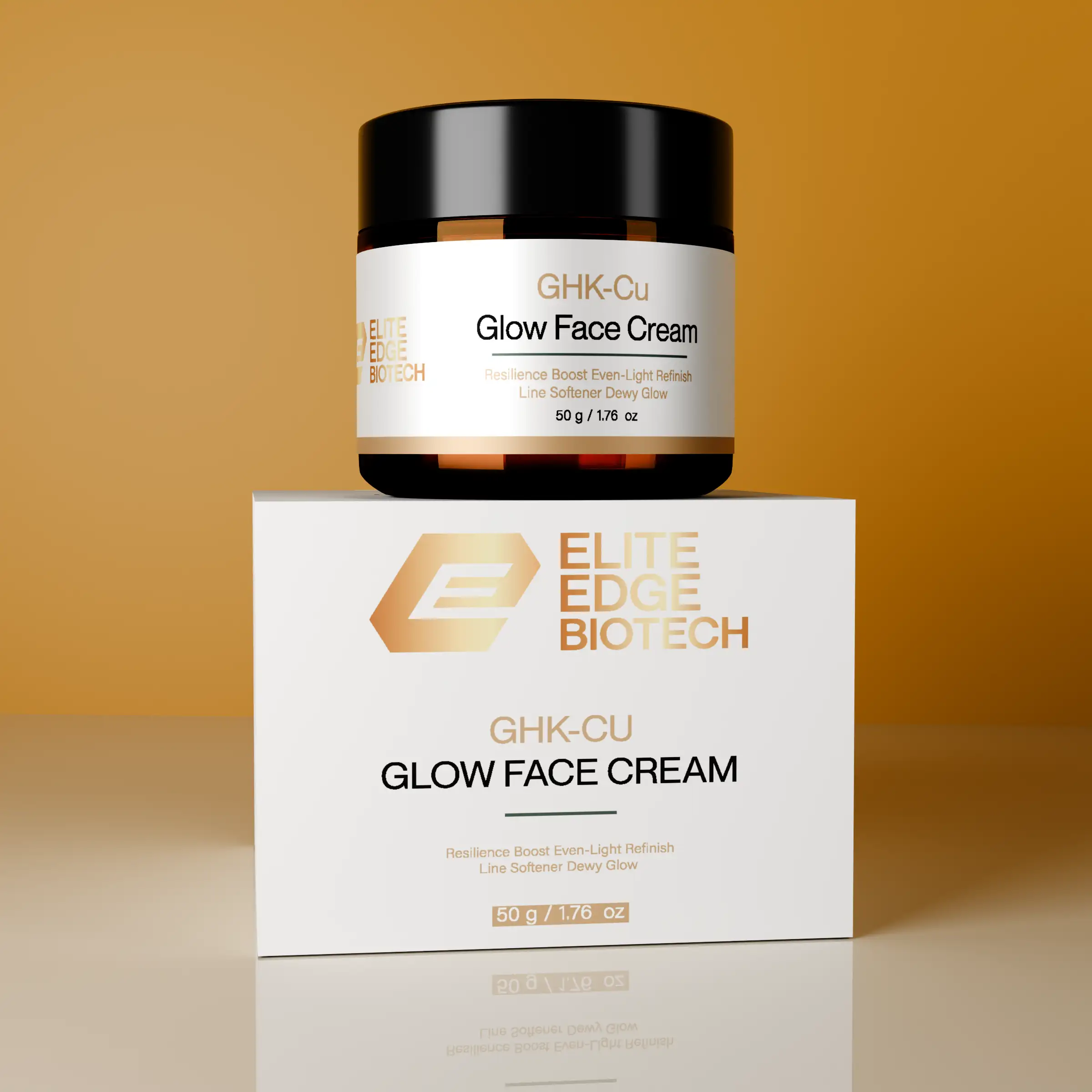 Elite Edge Biotech GHK-CU GLOW FACE CREAM research vial
