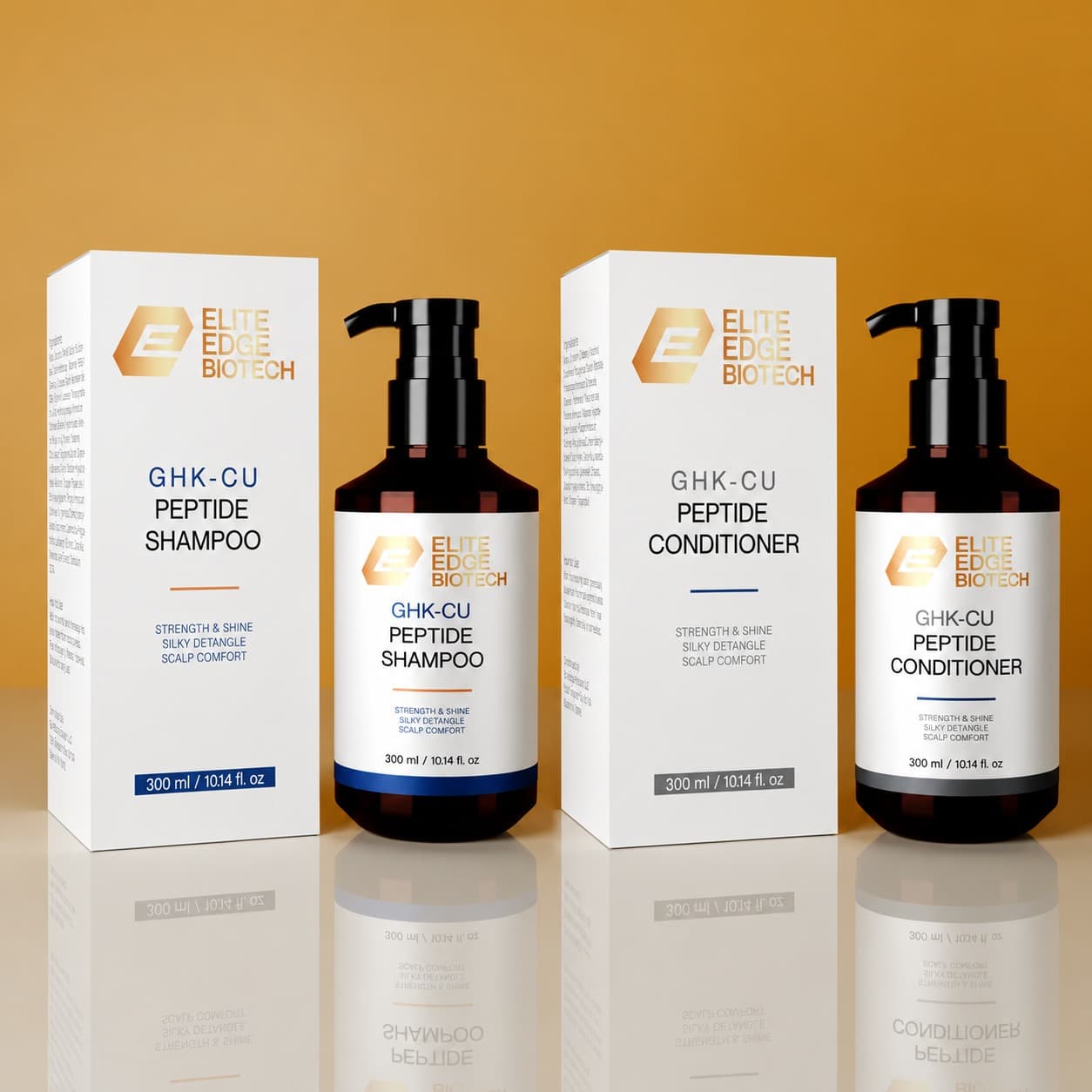 Elite Edge Biotech GHK-Cu Hair System research vial