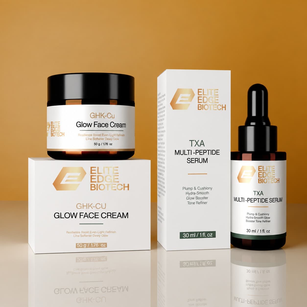 Elite Edge Biotech Peptide Skin Duo research vial